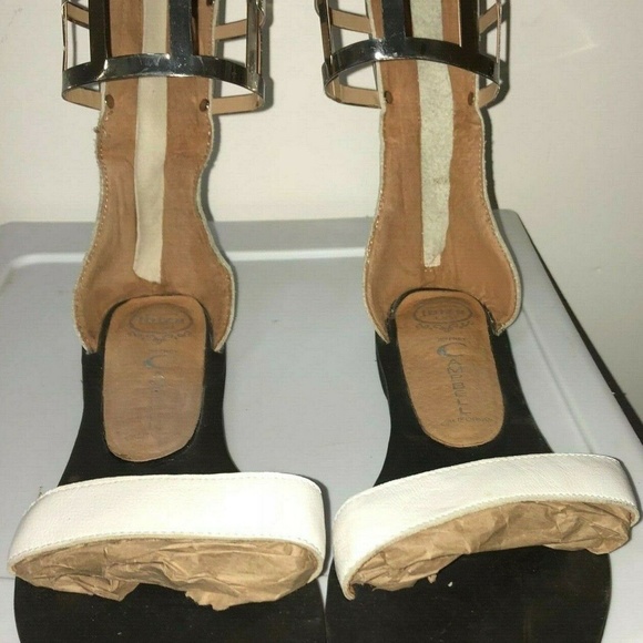 NWT Jeffrey Campbell Birdland CAGE METAL sandal 10 - Picture 7 of 15